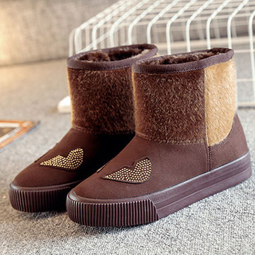 Bottes de neige en haut