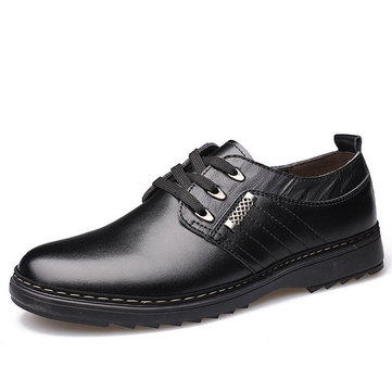 Hommes& Chaussures& à& lacets& en& cuir Oxford