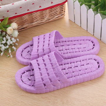 Les femmes loisirs couleur pantoufles de bonbons chaussures d'intérieur chaussures maison respirant