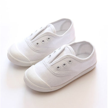 Enfants toile chaussures de sport garcons filles espadrille enfants silicium imperméable chaussures casual plat 