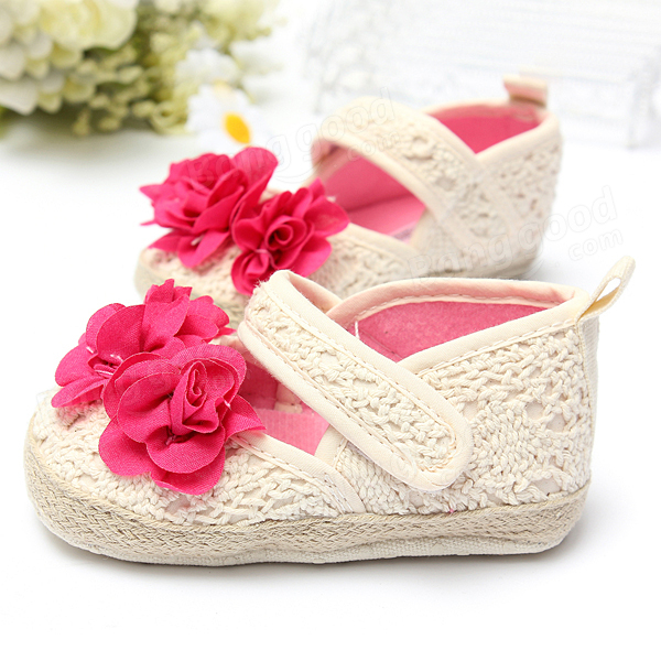 & bambin bébé rose doux semelle antidérapante chaussures crèche de prewalker