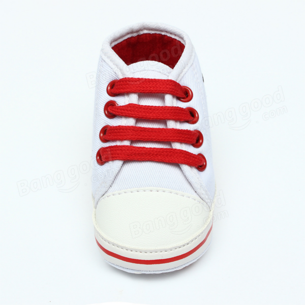 Nouveau bébé douce toile bébé né seule fille garcon premières chaussures marcheur