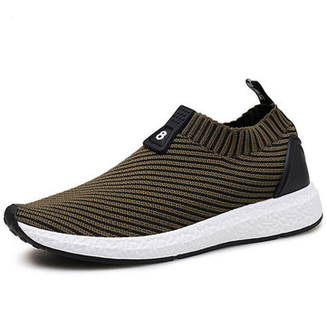 Hommes& Tricoté& Farbic& Shock& Absorption& Casual Chaussures& athlétiques