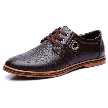 Grands hommes de taille chaussures de sport en caoutchouc respirante confortable à lacets chaussures PU