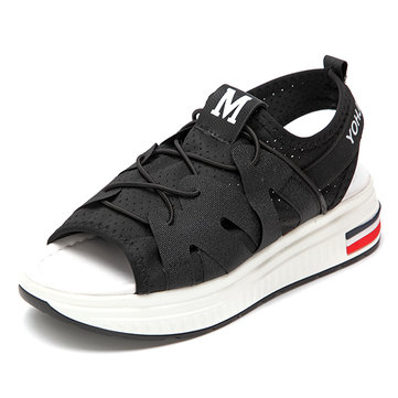 Peep&nbsp;Toe&nbsp;Breath&nbsp;Casual&nbsp;Casual&nbsp;Summer Outdoor Sandales plates