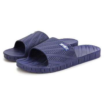 Hommes de chaussures de famille pantoufles de salle de bains de pantoufles de famille chaussures de pantoufle en salle antidérapant résistantes de l'erreur