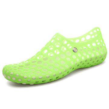 Grande taille occasionnels creux à bout rond chaussures