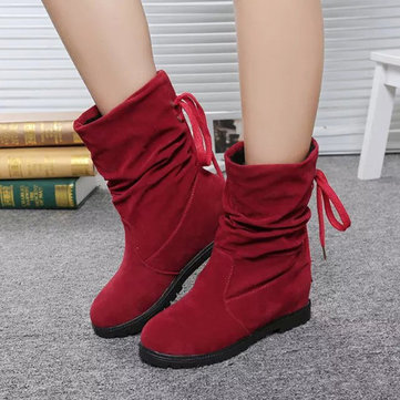 Doublure en laine chaude lacets bout rond