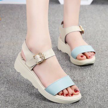 Nouvelle femme été confortable plage casual douce mode extérieur flats sandales