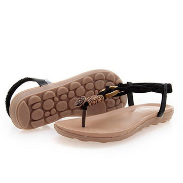 été Femmes Sandales Flip Flop Beach Outdoor Flats