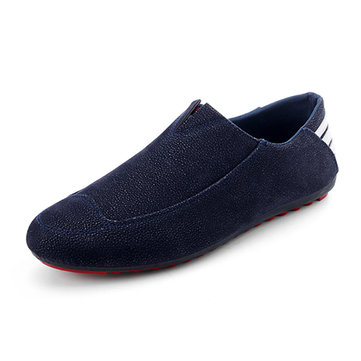 Chaussures hommes flats glissement doux et confortable respirant décontractée en plein air sur appartements flaneurs chaussures 