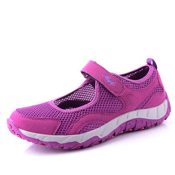 Women& Light& Heathly& Breathable& Mesh& Soft Sole Casual Chaussures de sport en plein air