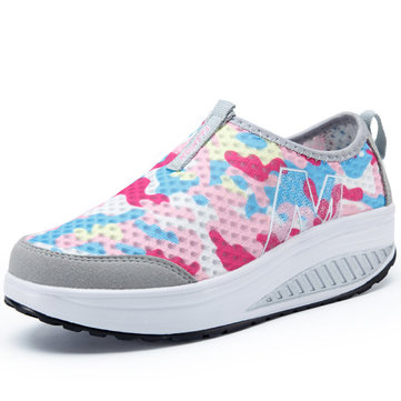 Femme Outdoor Chaussurs Sole Bascule Casual Sport Plates