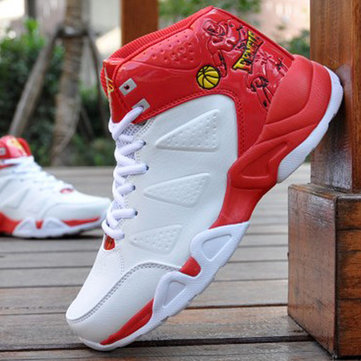 Hommes top haut antidérapant résistant aux chocs semelle sportive casual sneakers