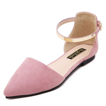 Femme&nbsp;Pointe&nbsp;Toe&nbsp;Soft&nbsp;Sole&nbsp;Casual Slip On Flat Loafers