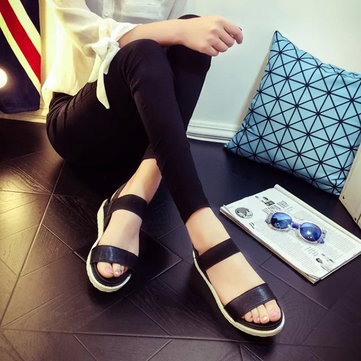 Appartements femmes d'été sandale mode confortable occasionnels plage extérieure sandale chaussures