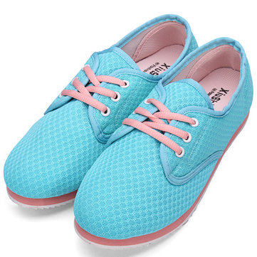 Maille respirante lacent femmes chaussures de sport et de loisirs& 